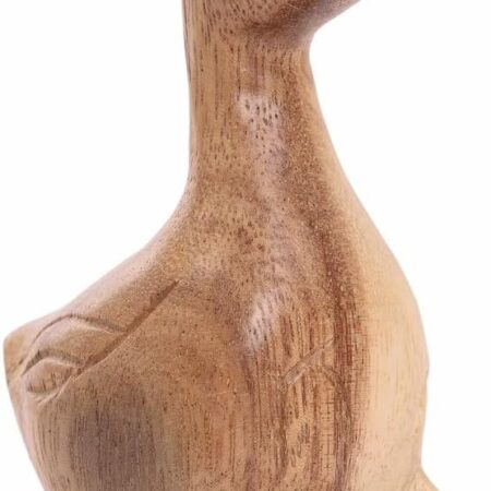 Thai Hand-Carved Wooden Duck Statue