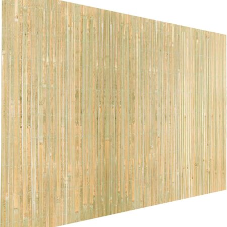 6ft x 13ft Handwoven Bamboo Slat Fence