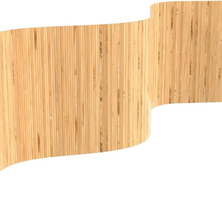 2-Ft Tall Reversible Bamboo Wave Screen