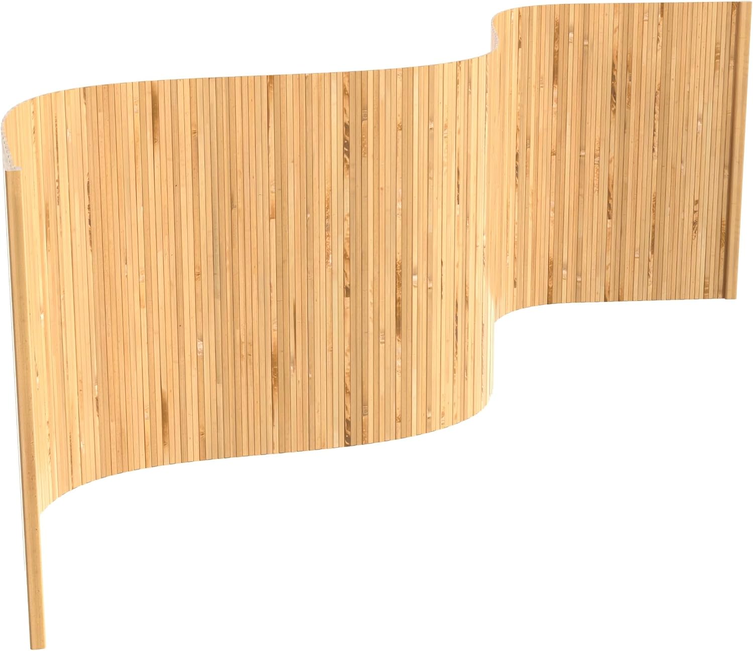 2-Ft Tall Reversible Bamboo Wave Screen